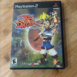 Sony PlayStation 2 Jak and Daxter Game - Black and Red